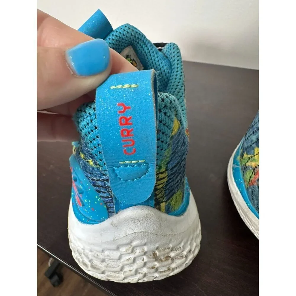 Under Armour Curry Flow 10 Sour Patch Kids Shoes 3025622 Mens Size 10 - Picture 14 of 15
